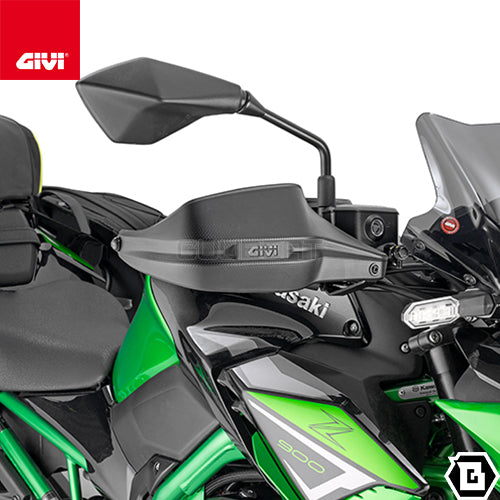 GIVI HP4103B ハンドガード(ブラック)ナックルガード 防風ハンドプロテクター|KAWASAKI ヴェルシス 1000 / Z 900 対応