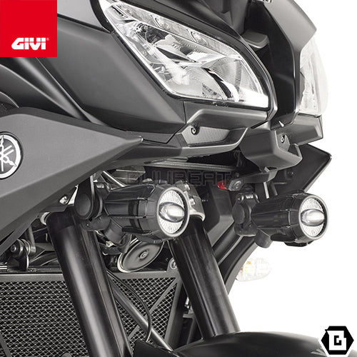 GIVI LS2139 フォグランプ取付キット S310 / S322 / 汎用 フォグランプ対応/YAMAHA トレーサー 900他専用