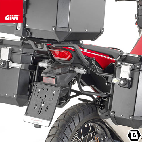 GIVI PLO1179CAM サイドケースホルダー TREKKER OUTBACK MONOKEY CAM-SIDE用 PL ONE-FIT/HONDA CRF1100L アフリカツイン専用