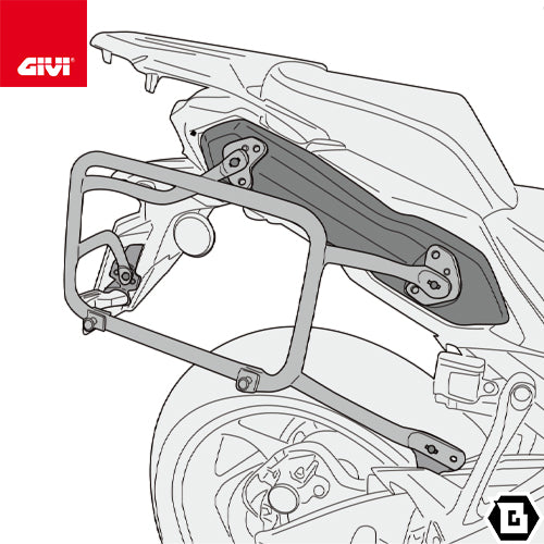 GIVI PLO3128MK サイドケースホルダー MONOKEY ( モノキー ) 用 PL ONE-FIT/SUZUKI GSX-S1000 GX専用