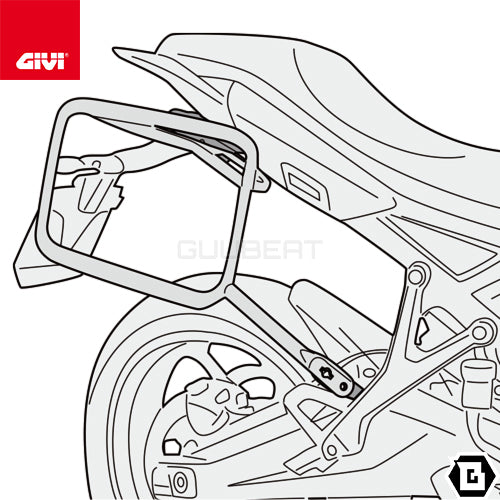 GIVI PLO6421CAM サイドケースホルダー TREKKER OUTBACK MONOKEY CAM-SIDE用 PL ONE-FIT/TRIUMPH タイガースポーツ 800他専用