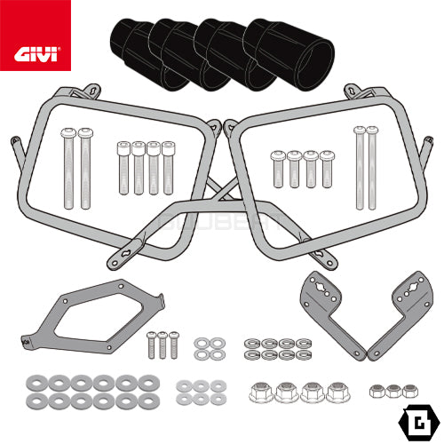 GIVI PLO6422CAM サイドケースホルダー TREKKER OUTBACK MONOKEY CAM-SIDE用 PL ONE-FIT/TRIUMPH タイガー 1200 GT他専用