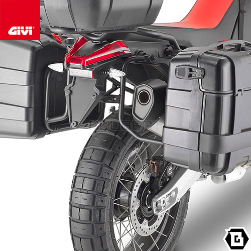 GIVI PLO6710MK サイドケースホルダー MONOKEY ( モノキー ) 用 PL ONE-FIT/APRILIA トゥアレグ 660 ラリー他専用