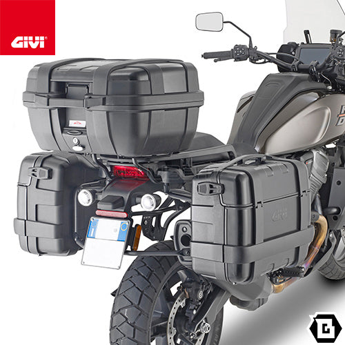 GIVI PLO8400MK サイドケースホルダー MONOKEY ( モノキー ) 用 PL ONE-FIT/HARLEY DAVIDSON パンアメリカン 1250専用