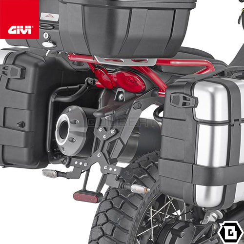 GIVI PLOR8203MK サイドケースホルダー MONOKEY ( モノキー ) 用 PL ONE-FIT クイックリリース機能/MOTO GUZZI V85 TT専用