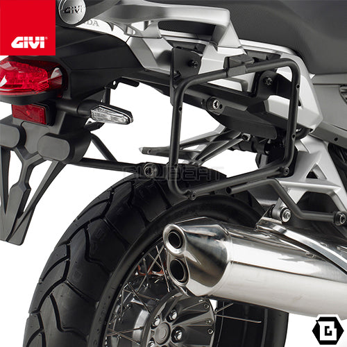 GIVI PLR1110 サイドケースホルダー MONOKEY ( モノキー ) 用 ラピッドリリース機能付き/HONDA VFR1200X クロスツアラー他専用