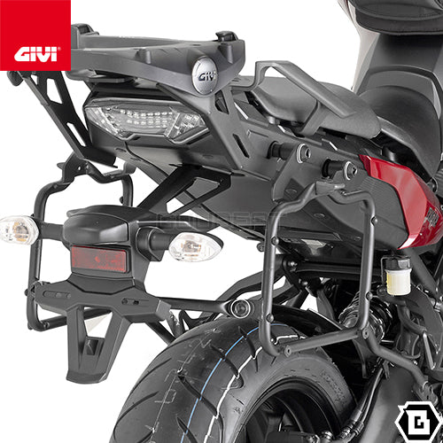 GIVI PLR2122 サイドケースホルダー MONOKEY ( モノキー ) 用 ラピッドリリース機能付き/YAMAHA MT-09 トレーサー専用