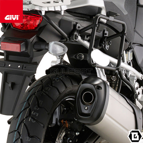 GIVI PLR3105 サイドケースホルダー MONOKEY ( モノキー ) 用 ラピッドリリース機能付き/SUZUKI Vストローム 1000専用