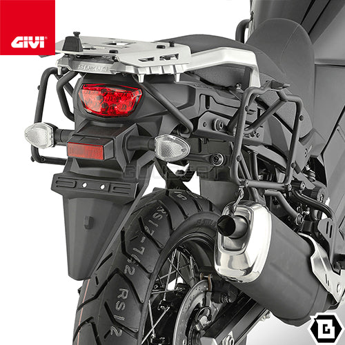 GIVI PLR3112 サイドケースホルダー MONOKEY ( モノキー ) 用 ラピッドリリース機能付き/SUZUKI Vストローム 650専用