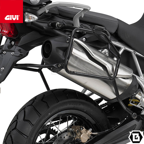 GIVI PLR6409 サイドケースホルダー MONOKEY ( モノキー ) 用 ラピッドリリース機能付き/TRIUMPH タイガー 800他専用
