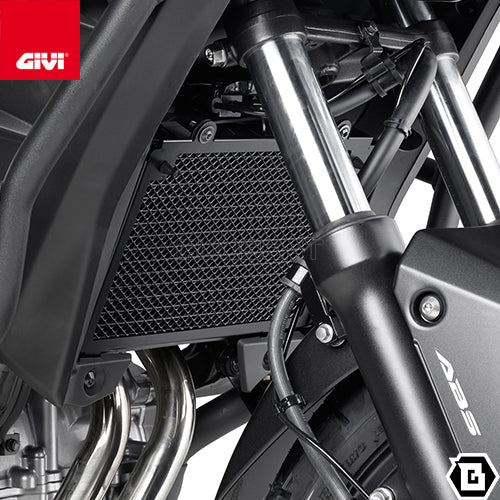 GIVI PR1121 ラジエーターガード コアガード ステンレス製 ブラック/HONDA CB500X / HONDA 400X専用