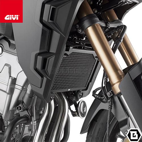 GIVI PR1171 ラジエーターガード コアガード ステンレス製 ブラック/HONDA CB500X / HONDA NX 500 / HONDA 400X他専用