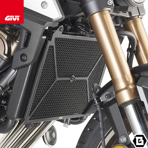 GIVI PR1208 ラジエーターガード コアガード ステンレス製 ブラック/HONDA CB 650 R専用