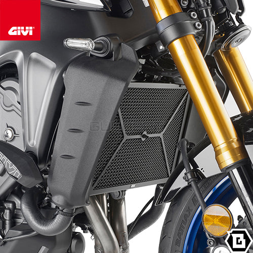 GIVI PR2156 ラジエーターガード コアガード ステンレス製 ブラック/YAMAHA MT-09 SP / YAMAHA MT-09 / YAMAHA トレーサー 9 / 他専用