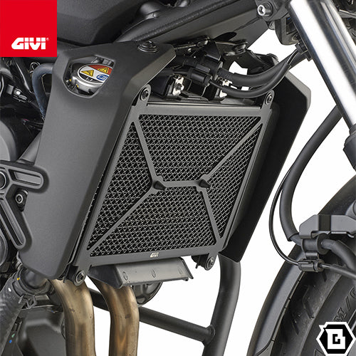 GIVI PR4134 ラジエーターガード コアガード ステンレス製 ブラック/KAWASAKI エリミネーター 500他専用