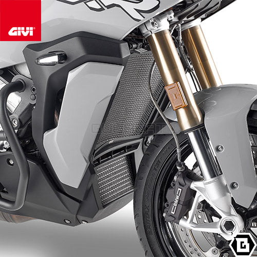 GIVI PR5138 ラジエーターガード コアガード ステンレス製 ブラック/BMW M 1000 XR / BMW S 1000 XR専用
