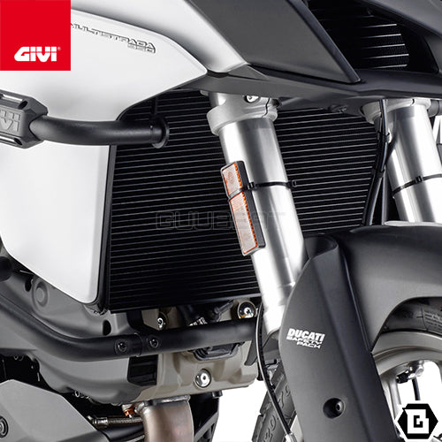GIVI PR7408 ラジエーターガード コアガード ステンレス製 ブラック/DUCATI ムルティストラーダ 1260 ENDURO他専用