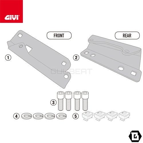 GIVI RP5129KIT フィッティングキット スキッドプレート用/BMW F 750 GS専用