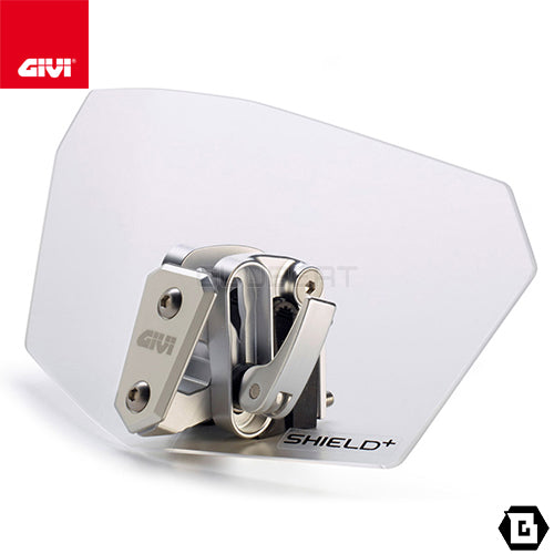 GIVI S180T スポイラー スクリーン 可動式 汎用 ユニバーサル タイプ クリア