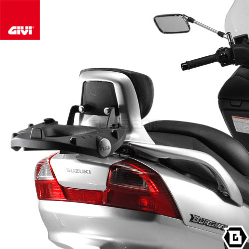 GIVI SR115 キャリア スペシャルリアラック トップケース用/SUZUKI AN 250-400 BURGMAN専用