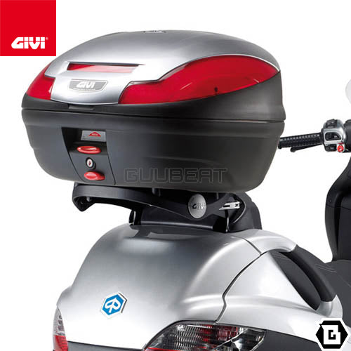 GIVI SR134M キャリア スペシャルリアラック トップケース用/PIAGGIO MP3 500 ビジネス / PIAGGIO MP3 400 ツーリング他専用