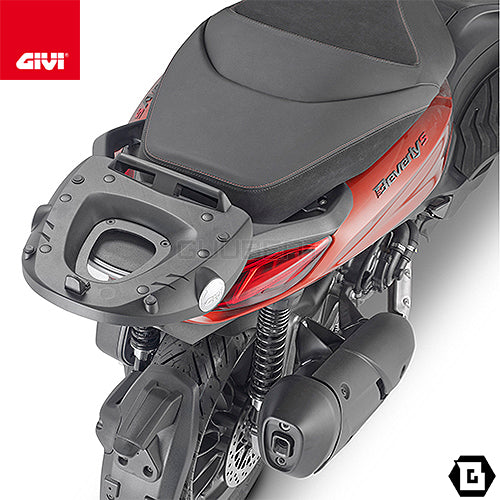 GIVI SR5616 キャリア スペシャルリアラック トップケース用/PIAGGIO ビバリー 300 HPE / PIAGGIO ビバリー 400 HPE他専用
