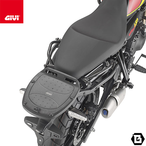 GIVI SR9061 キャリア スペシャルリアラック トップケース用/ROYAL ENFIELD ゲリラ 450専用