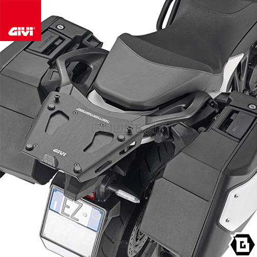 GIVI SRA1196 アルミニウム製 リアキャリア モノキー(MONOKEY)トップケース用 ブラック/HONDA NT1100専用