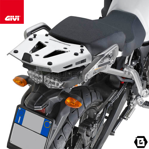 GIVI SRA2101 シルバー アルミベース一体型キャリア モノキー(MONOKEY)トップケース用|YAMAHA XT 1200Z スーパーテネレ 対応