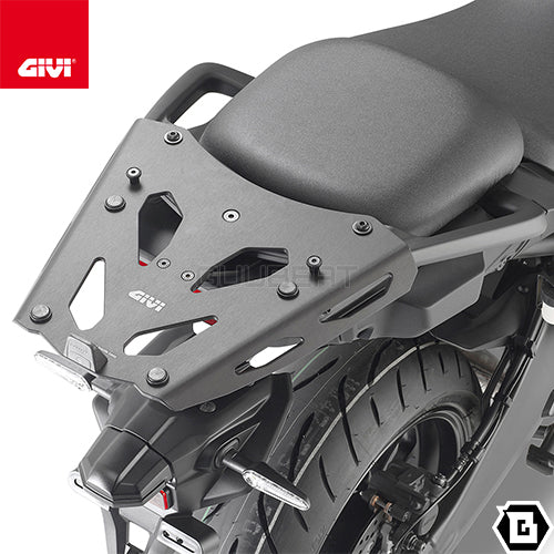 GIVI SRA2159 アルミニウム製 リアキャリア モノキー(MONOKEY)トップケース用 ブラック/YAMAHA トレーサー 9他専用