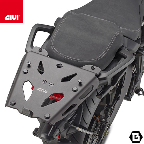 GIVI SRA2171 アルミニウム製 リアキャリア モノキー(MONOKEY)トップケース用 ブラック/YAMAHA トレーサー 9他専用