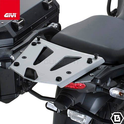GIVI SRA4105 シルバー アルミベース一体型キャリア モノキー(MONOKEY)トップケース用|KAWASAKI ヴェルシス 1100 対応