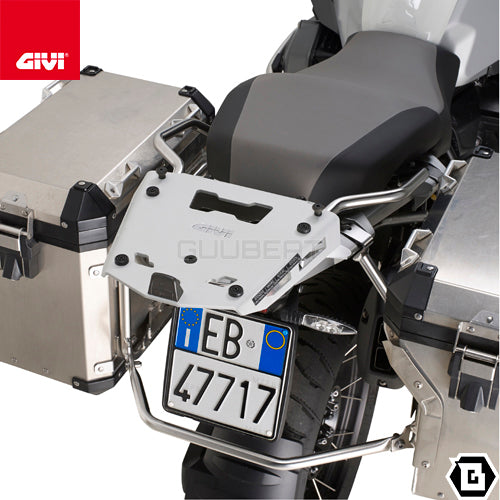 GIVI SRA5112 アルミニウム製 リアキャリア モノキー(MONOKEY)トップケース用 アルミニウム/BMW R 1250 GS ADVENTURE他専用