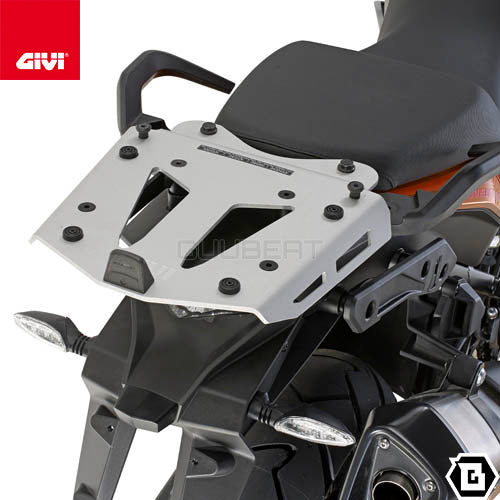 GIVI SRA7703 アルミニウム製 リアキャリア モノキー(MONOKEY)トップケース用 アルミニウム他専用