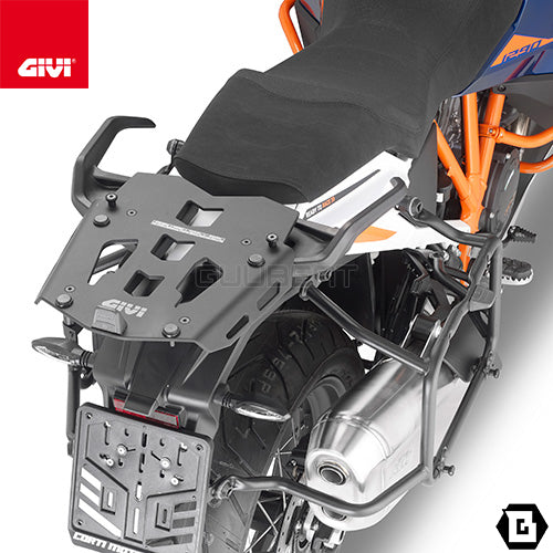 GIVI SRA7713 アルミニウム製 リアキャリア モノキー(MONOKEY)トップケース用 ブラック他専用