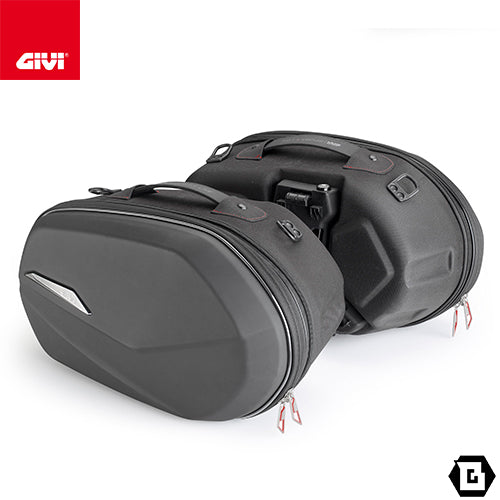 GIVI ST609+ サイドバッグ イージーロック ( EASYLOCK ) 25L容量 左右セット ブラック