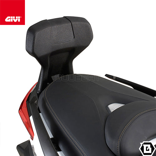 GIVI TB2111 バックレスト ブラック/YAMAHA XMAX 400 / YAMAHA XMAX 250 / YAMAHA XMAX 125 / MBK EVOLYS 125-250他専用