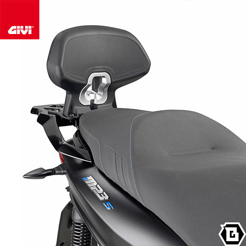 GIVI TB5622A バックレスト ブラック/PIAGGIO MP3 310専用