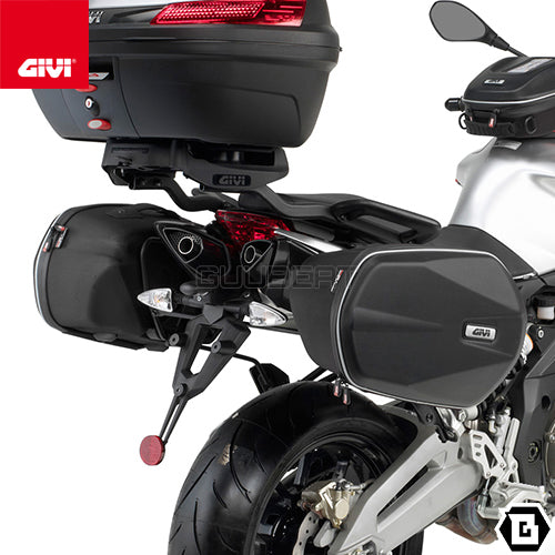 GIVI TE6702 サイドバッグホルダー イージーロック (EASYLOCK) ST609 専用/APRILIA シバー 900 ABS他専用
