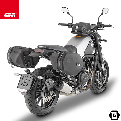 GIVI TE8704 サイドバッグホルダー EASYLOCK(イージーロック)ST609専用|BENELLI レオンチーノ 500 / レオンチーノ 500 トレール 対応