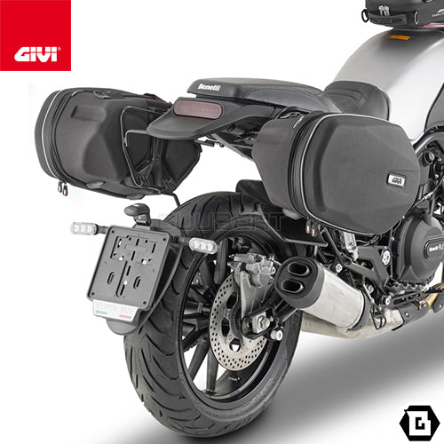 GIVI TE8704 サイドバッグホルダー イージーロック (EASYLOCK) ST609 専用/BENELLI レオンチーノ 500専用