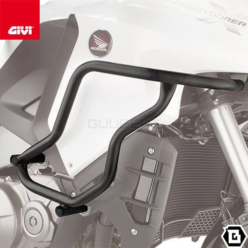 GIVI TN1110 エンジンガード クラッシュバー ブラック/HONDA VFR1200X クロスツアラー / HONDA VFR1200X クロスツアラーDCT専用