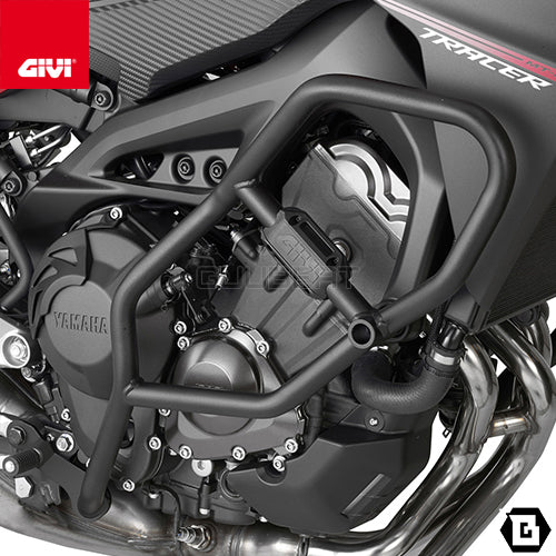 GIVI TN2122 エンジンガード クラッシュバー ブラック/YAMAHA MT-09 トレーサー専用