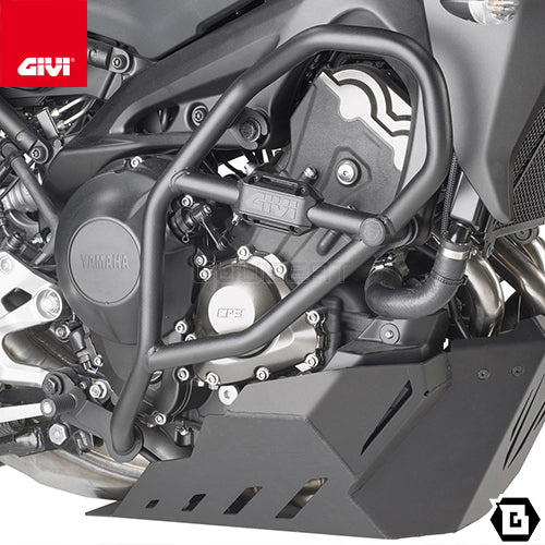 GIVI TN2139 エンジンガード クラッシュバー ブラック/YAMAHA トレーサー 900 / YAMAHA トレーサー 900 GT専用