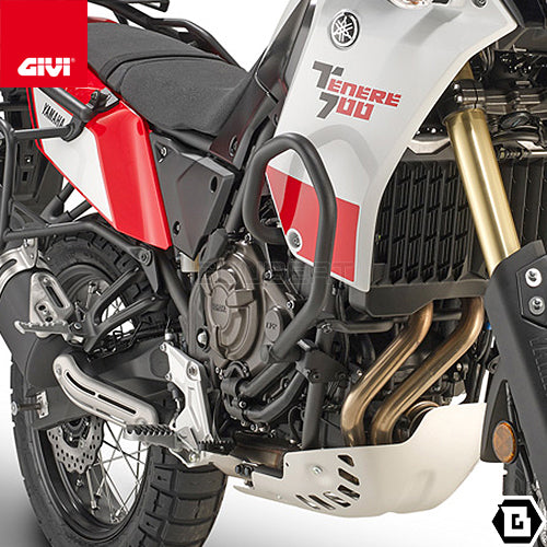 GIVI TN2145 エンジンガード クラッシュバー ブラック/YAMAHA テネレ 700専用