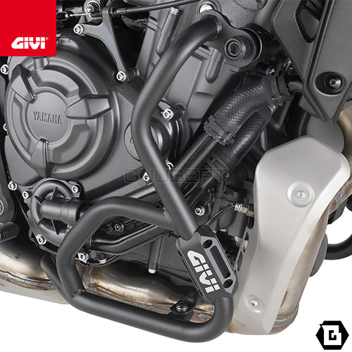 GIVI TN2148B エンジンガード クラッシュバー ブラック/YAMAHA トレーサー 700 / YAMAHA トレーサー 700 GT専用