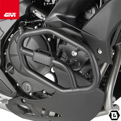 GIVI TN4114 エンジンガード クラッシュバー ブラック/KAWASAKI ヴェルシス 650専用