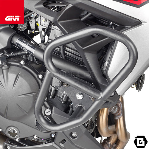 GIVI TN4132 エンジンガード クラッシュバー ブラック/KAWASAKI ヴェルシス 650専用