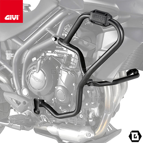 GIVI TN6409 エンジンガード クラッシュバー ブラック/TRIUMPH タイガー 800 XC / TRIUMPH タイガー 800 XR他専用