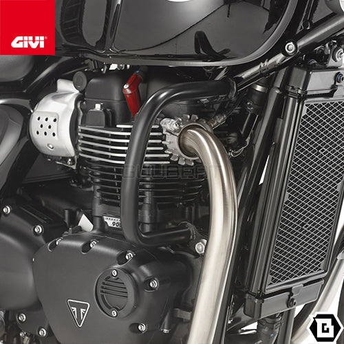 GIVI TN6410 エンジンガード クラッシュバー ブラック/TRIUMPH ストリートツイン 900 / TRIUMPH スピードツイン 1200他専用